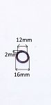 Oring  12,00 mm x 2,00 mm FKM wtryskiwacza PN - 2