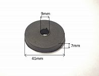 Podkładka gumowa 9 mm x 41 mm x 7 mm C - 360 - 2