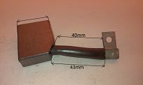 Szczotka  12,0 x 36,0 x 27,0 miedz.-węgl. BSX148 - 2