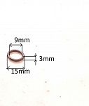 Oring    9,00 mm x 3,00 mm VMQ - 2