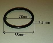Oring  78,00 mm x 5,00 mm - 2