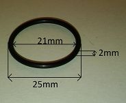 Oring  21,00 mm x 2,00 mm - 2