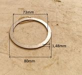 Podkładka dystansowa tylnego mostu 1,48 mm Żuk - 2