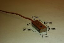 Szczotka   5,0 x 8,0 x 16,5 / 18,0 węglowa JAAX 34 - 2