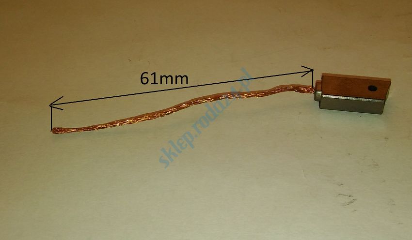 Szczotka   5,0 x 8,0 x 16,5 / 18,0 węglowa JAAX 34