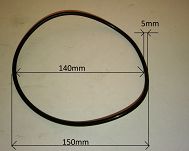 Oring 140,00 mm x 5,00 mm - 2