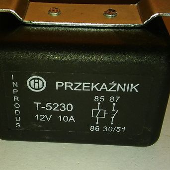 Przekaźnik T5230 ładowania FSO, PN ST, Żuk, Nysa