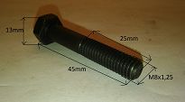 Śruba M   8x   45 sześciokąt kl.  8,8 126p - 2