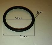 Oring  50,00 mm x 1,00 mm - 2