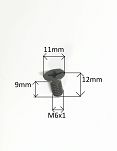 Śruba M   6x   12 łeb stożkowy krzyżak 126p - 2
