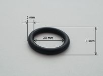 Oring  20,00 mm x 5,00 mm - 2