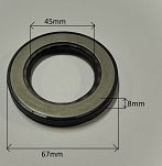 Simmering   45 x 67 x 8 AO PTFE / ACM Elring - 2