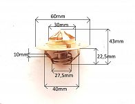 Termostat 4608.80 105 - 130, Felicia, Favori Metal - 2