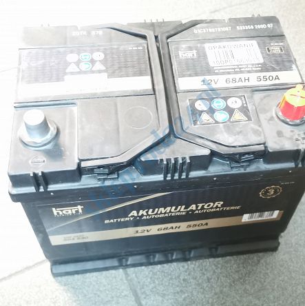 Akumulator             68 550A 261X175X220 P+ Żuk 