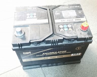 Akumulator             68 550A 261X175X220 P+ Żuk 