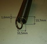 Sprężyna pedału hamulca FSO, PN - 4