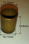 Tulejka rozr. 12,12 mm x 14,11 mm x 13,80 mm AS - 2