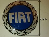 Emblemat 108/55 na kołpaki FIAT - 3