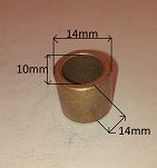 Tulejka rozr. 10,00 mm x 14,00 mm x 14,00 mm 126p - 2