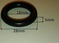 Oring  18,00 mm x 5,00 mm - 2