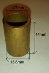 Tulejka rozr. 11,07 mm x 13,60 mm x 14,00 mm AS - 2
