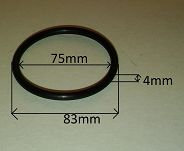 Oring  75,00 mm x 4,00 mm - 2