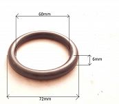 Oring  60,00 mm x 6,00 mm  - 2
