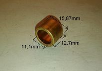 Tulejka rozr. 11,10 mm x 15,87  mm x 12,70 mm AS - 2