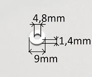 Podkładka 4,8 x 9 x 1,4 regulacyjna wtrysk. Lublin - 2