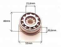Łożysko   CBK 506 skrzyni biegów 126p, CC 700 - 2