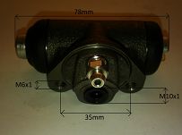 Cylinderek LW70011 tył CC, SC, Uno Delphi - 2