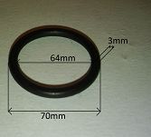 Oring  64,00 mm x 3,00 mm - 2