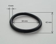 Oring  34,00 mm x 4,00 mm NBR - 2