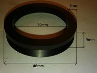Pierścień uszczelniający V-ring  40 - 2