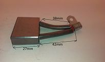 Szczotka  12,0 x 36,0 x 27,0 miedz.-węgl. BSX131 - 4