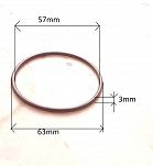 Oring  57,00 mm x 3,00 mm - 2