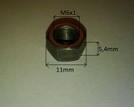 Nakrętka  M  7 x 1,00 126p - 2