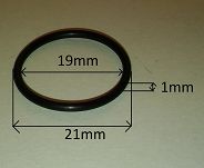 Oring  19,00 mm x 1,00 mm - 2