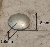 Zaślepka bloku 18,00 mm  FSO, PN - 2