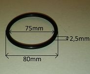 Oring  75,00 mm x 2,50 mm - 2