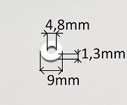 Podkładka 4,8 x 9 x 1,3 regulacyjna wtrysk. Lublin - 2