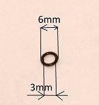 Oring    3,00 mm x 1,50 mm NBR - 2
