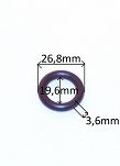 Oring  19,60 mm x 3,60 mm NBR Hans Pries - 2