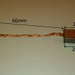 Szczotka   5,0 x 8,0 x 23,0 miedz-węglow JAAX-36 - 2