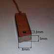 Szczotka   5,0 x 8,0 x 23,0 miedz-węglow JAAX-36 - 4