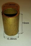 Tulejka rozr. 11,04 mm x 15,08 mm x 15,00 mm AS - 2