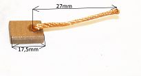 Szczotka   7,0 x 13,0 x 17,5 miedziana CNQ  - 2