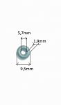 Oring    5,70 mm x 1,90 mm   - 2