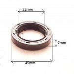 Simmering   22 x 45 x 7 AO FPM / ACM Elring - 2