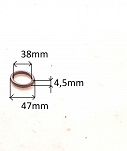 Oring  38,00 mm x 4,50 mm NBR - 2